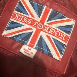 Miss London leather jacket 