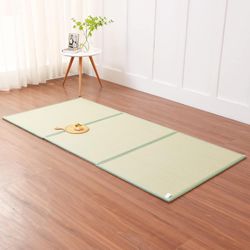 Tatami Mat (Twin 79" x 39" x 0.5"), Japanese Traditional Tatami Mattress, Natural Rush Grass Floor Tatami Futon Mattress #2117DY1