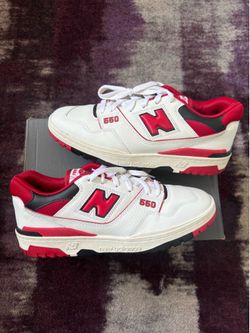 Size 10.5 - New Balance 550 White Red