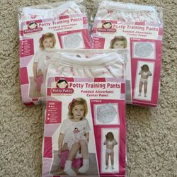 Potty Patty Potty Training Pants, 3 Pieces, Size: M