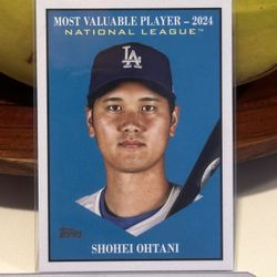 2024 Shohei Ohtani Topps Most Valuable Player 