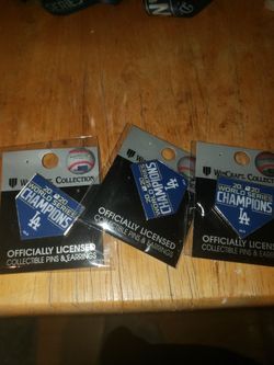 $20 DODGERS 2020 WORLD SERIES CHAMPIONS PIN LIMITED SOLD OUT