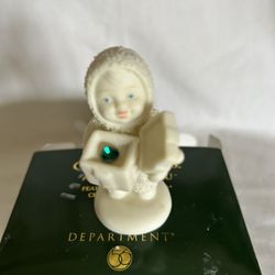 Month Of May Swavroski  Snowbaby A Gift For You Emerald Birthstone 