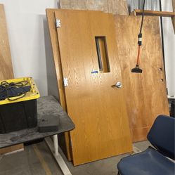 Solid Wood Commercial Doors