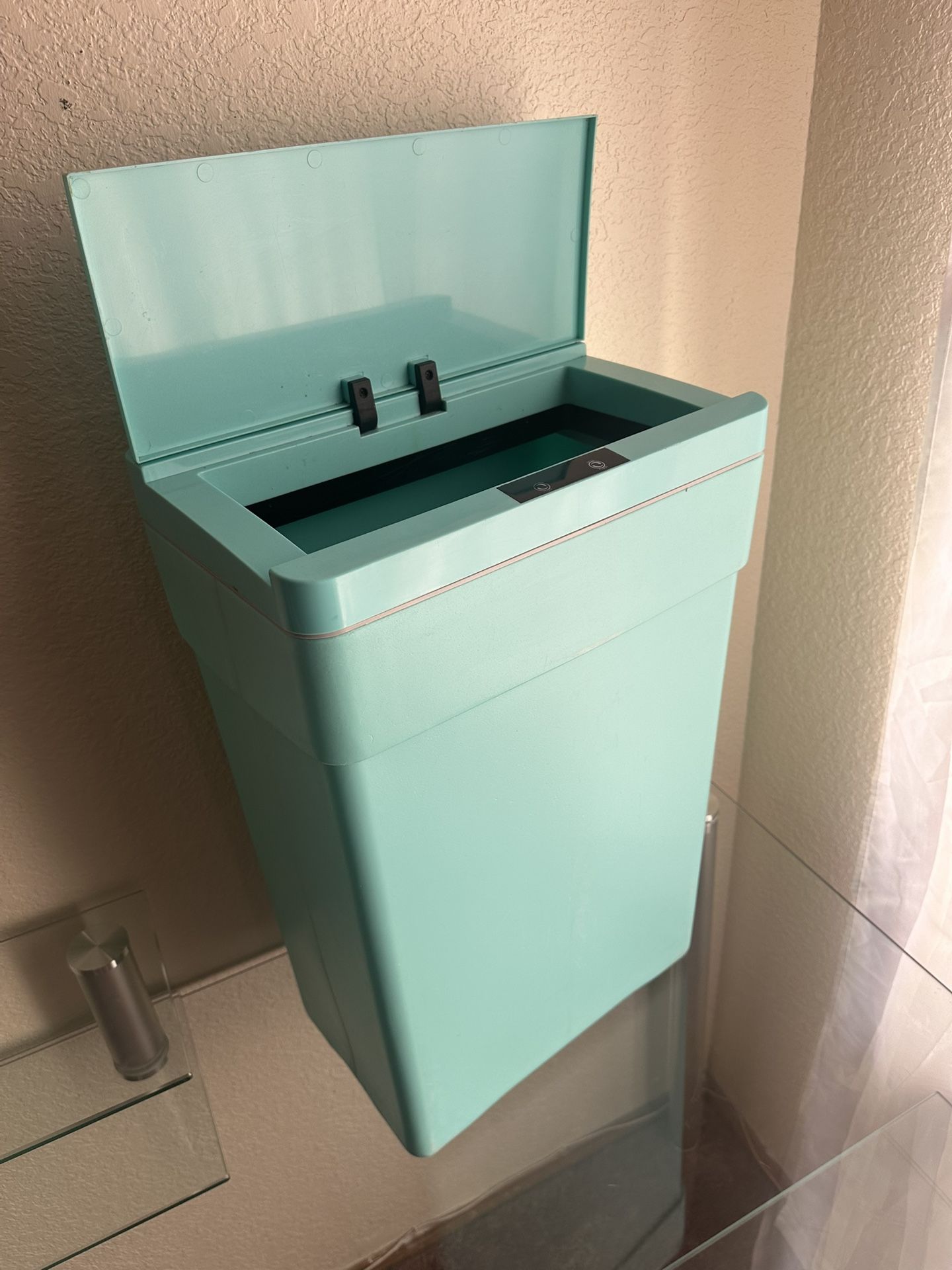 13 Gallon Trash Can Automatic Kitchen Trash Can Touch Free High-Capacity Garbage Can with Lid for Bedroom Bathroom Home Office 50 Liter -used
