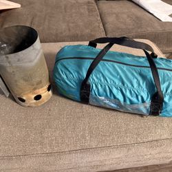 Tents And Charcoal Chimney