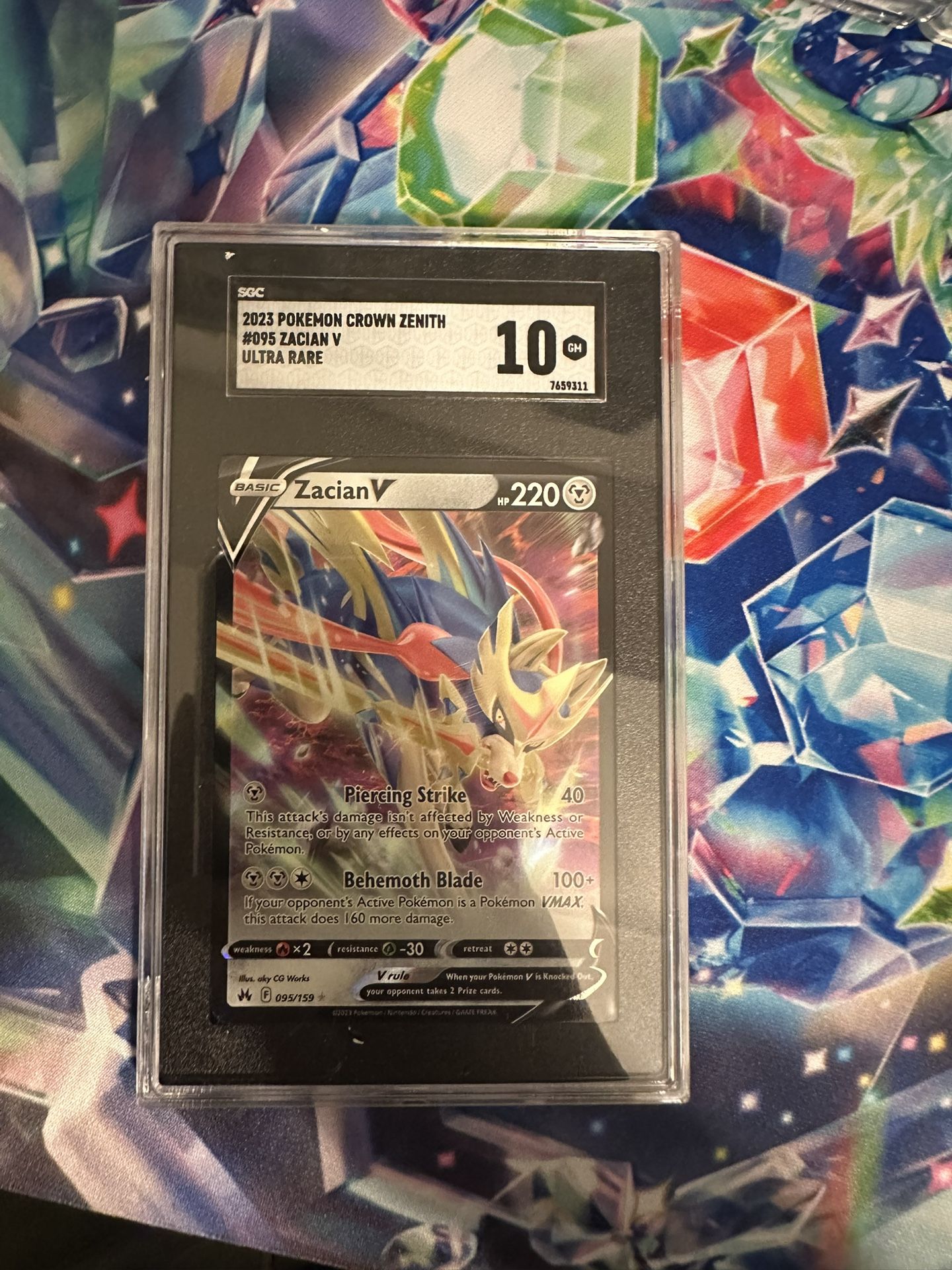 Zacian V Gem Mint 10