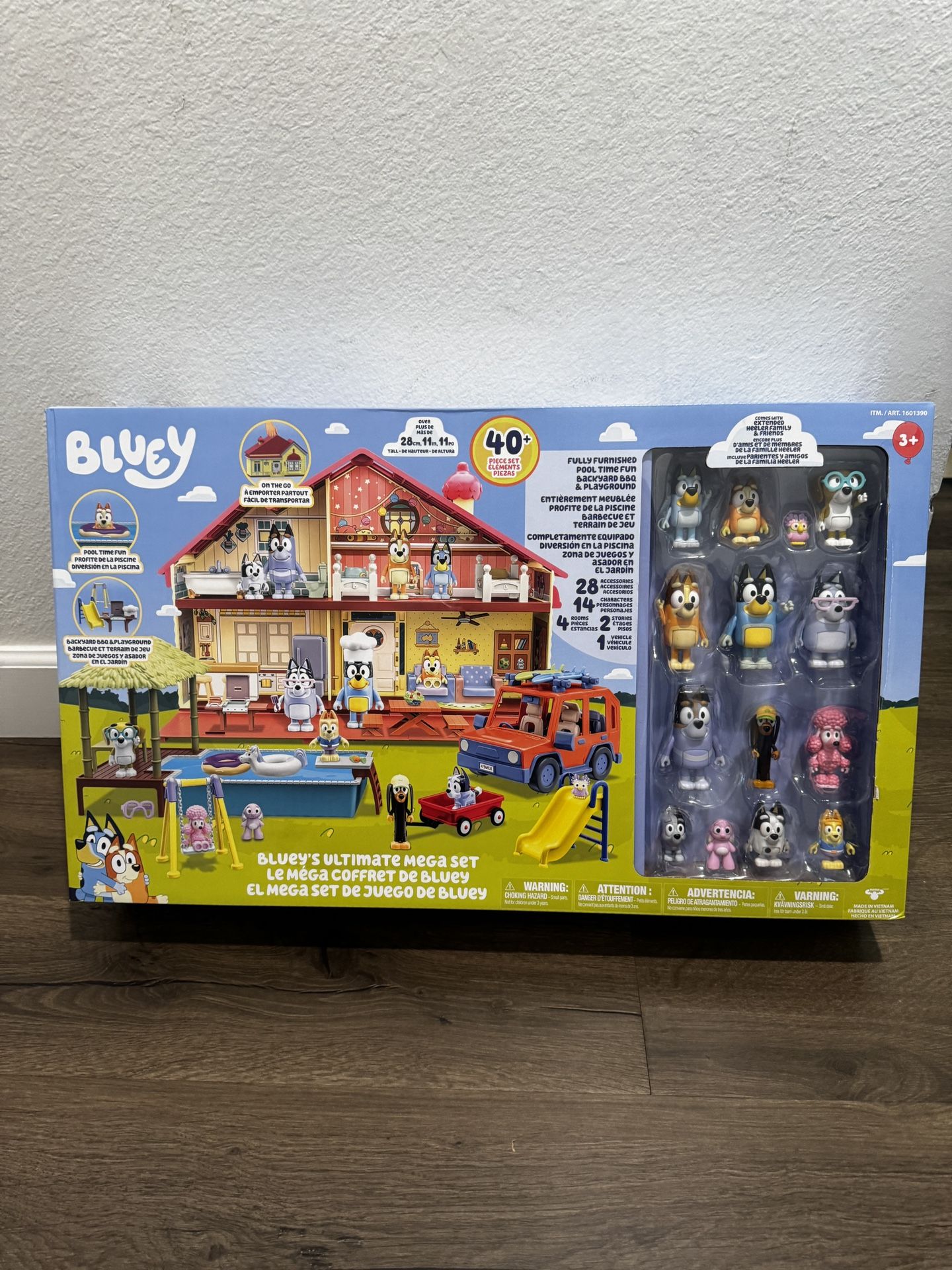 BLUEY'S Ultimate Mega Set ~ A Day in the Life of BLUEY Mega Set 40+ Pieces NEW!