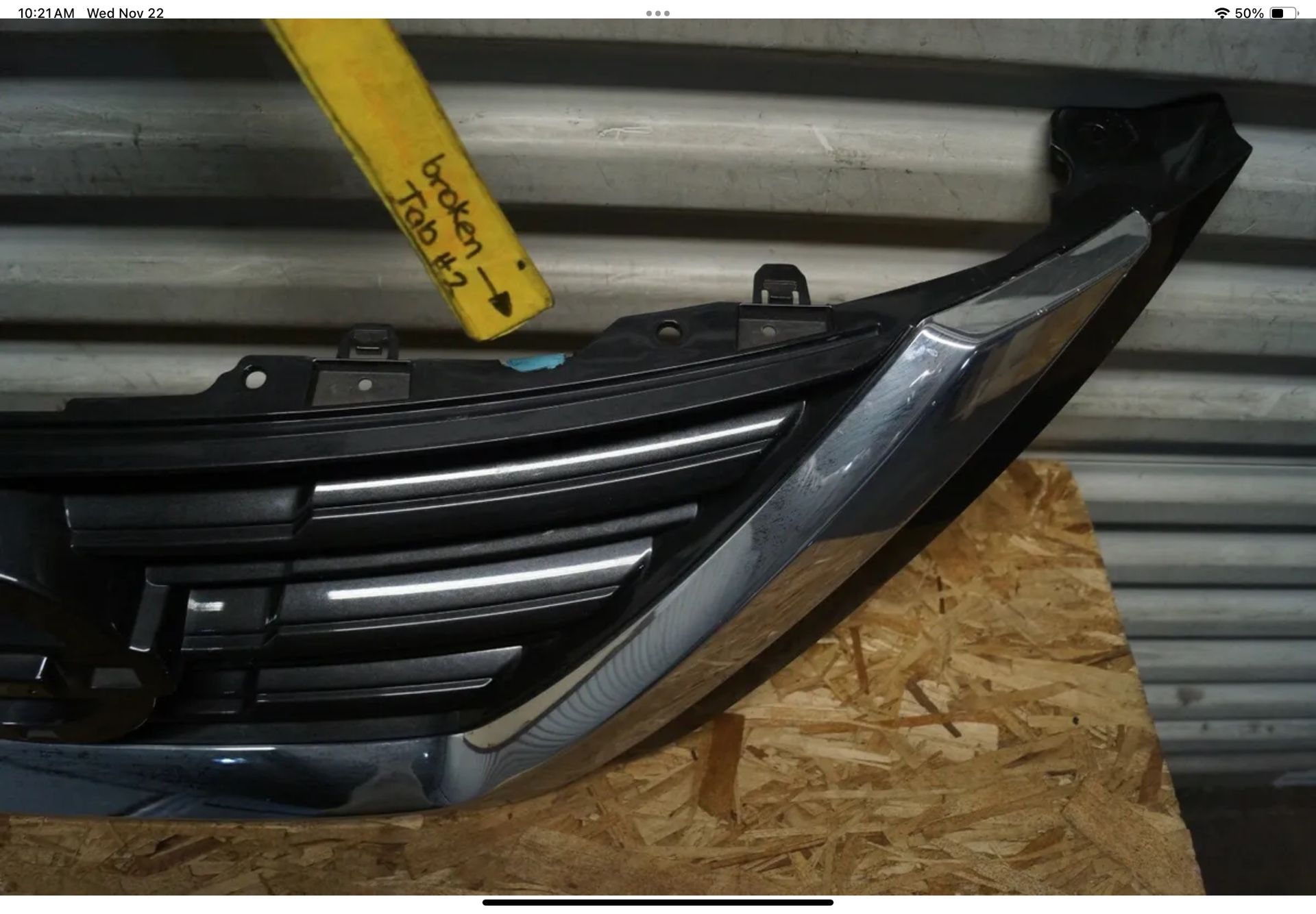 2016 2018 NISSAN ALTIMA FRONT GRILLE OEM