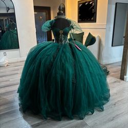 Emerald Green Quinceanera Dress 