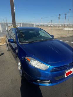 2013 Dodge Dart Blue 4-Door Sedan