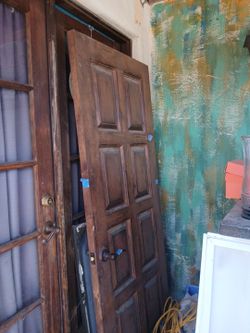 Solid wood door