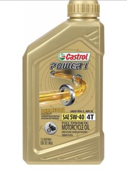 Castrol Power 1 5W-40 4T Motorcycle Oil