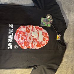 Bape Tee Pink Camo