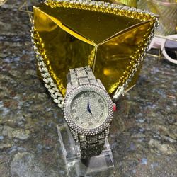 Celebrity Ice Lab Diamond Set Two Pieces Australia Stones Heavy Resizable 