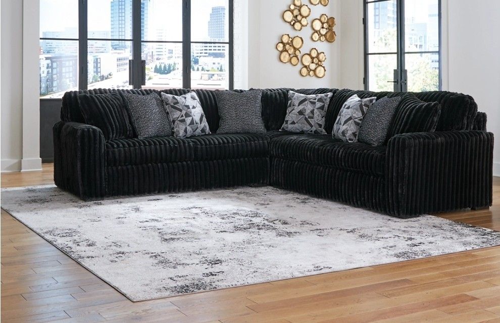 New Black Sectional SOFA