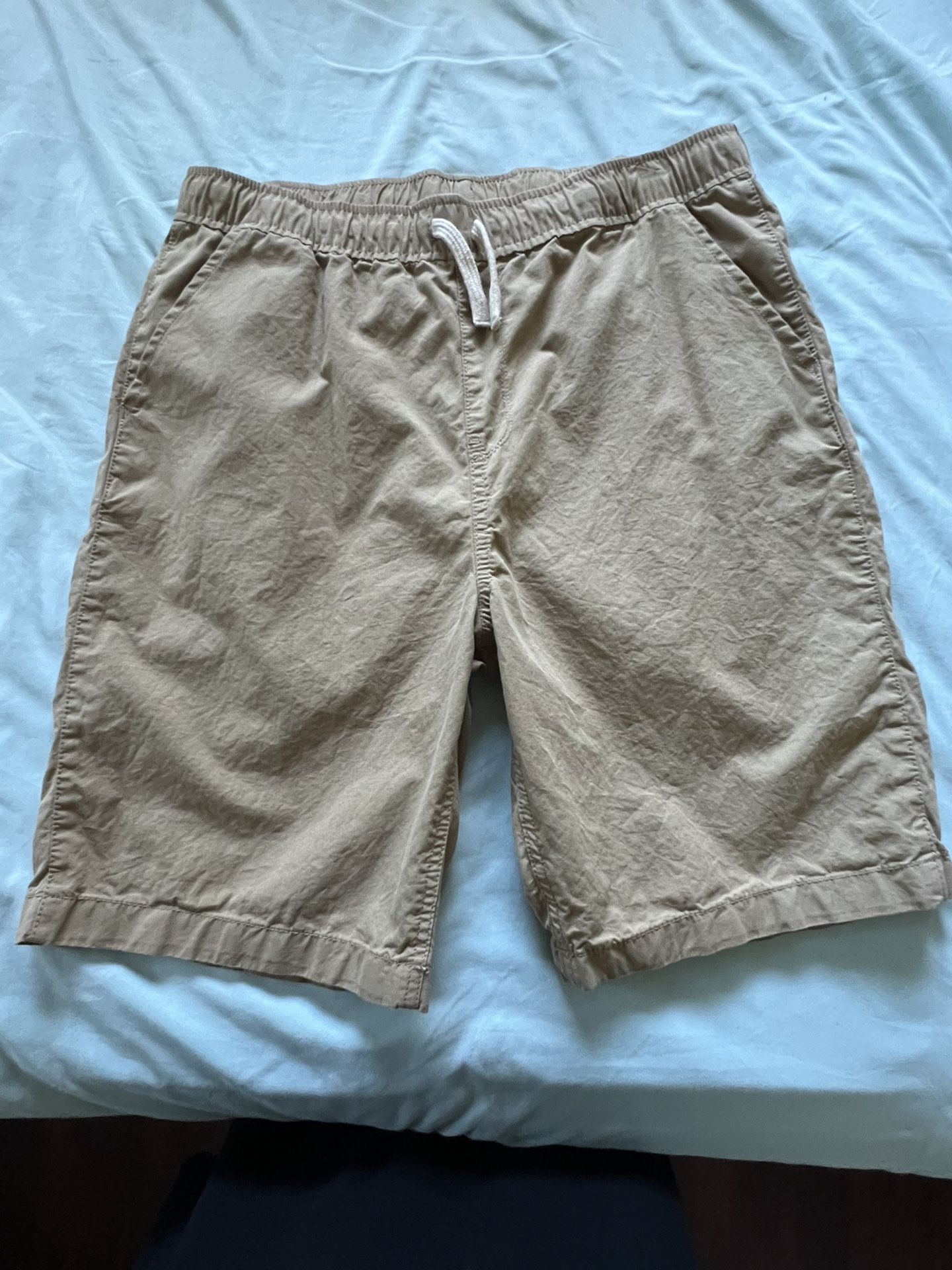 The Children’s Place- Boys Pull On Jogger Shorts- Beige -Husky 20