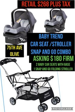 Baby Trend Car Seat & Snap-N-Go Stroller Combo
