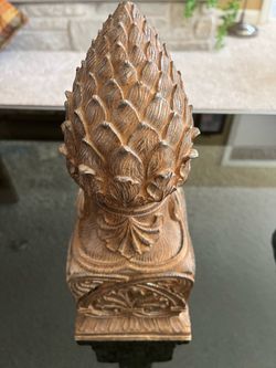 Spade artichoke finial