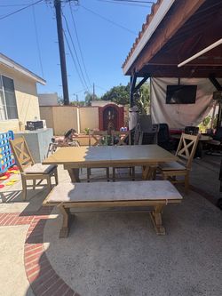 Wood table