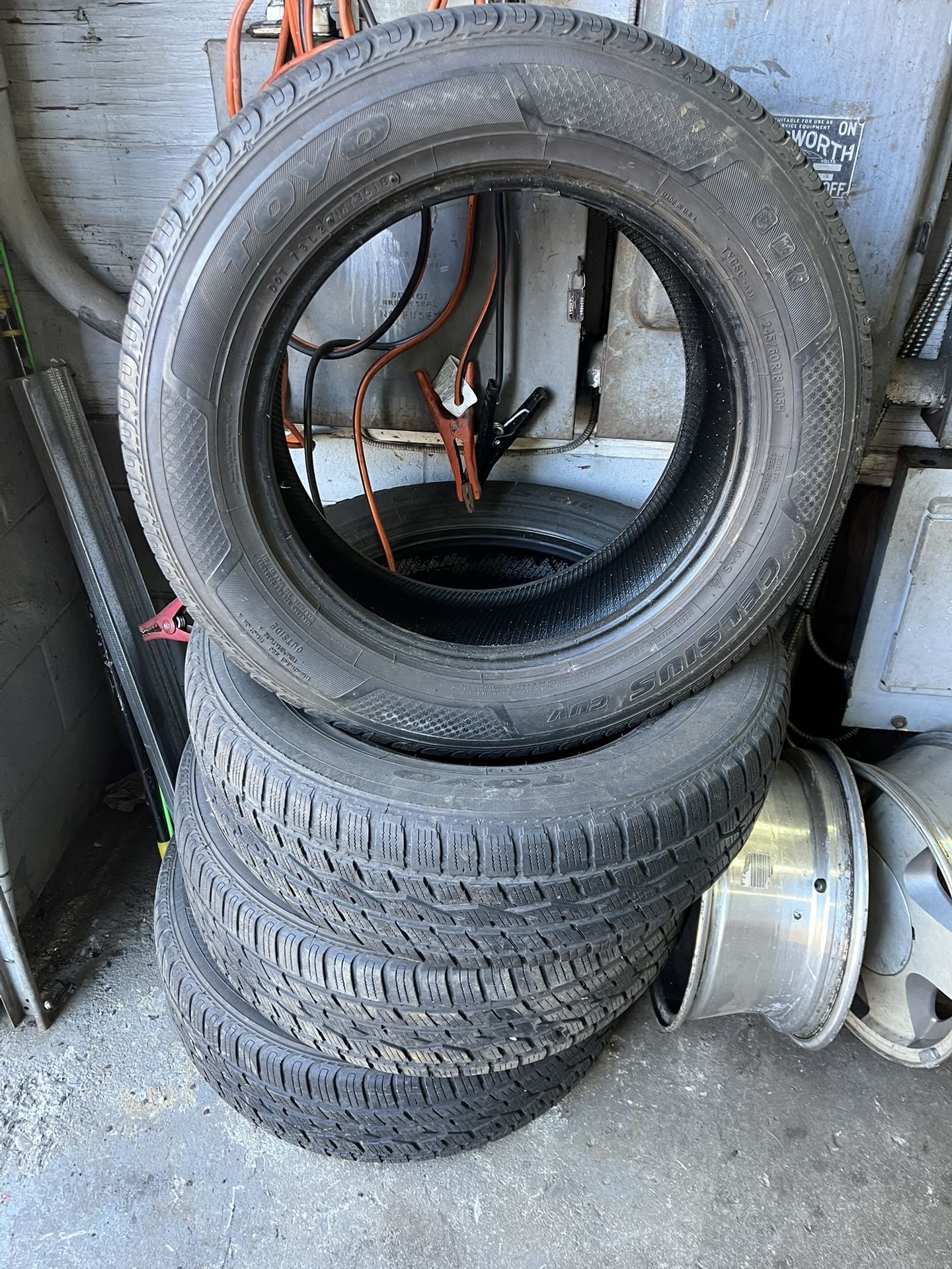 (4) Used Tires In Good Condition 245/60/18