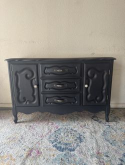 Black Wood Cabinet