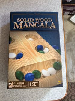 Solid wood Mancala