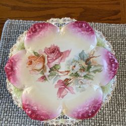 Vintage RS Prussia Floral Bowl 