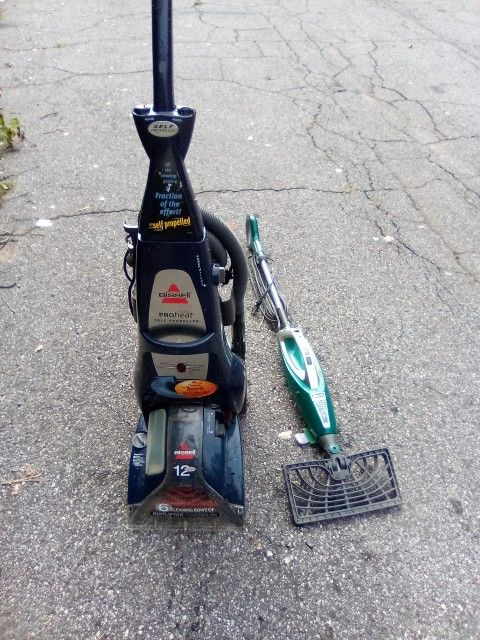 Bissell Carpet Cleaner+Shark Steamer