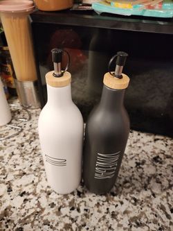 Oil and Vinegar Dispenser Bottle Set