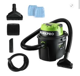 WORKPRO Wet Dry Vacuum 2.5 Gallon 3 Peak Horsepower