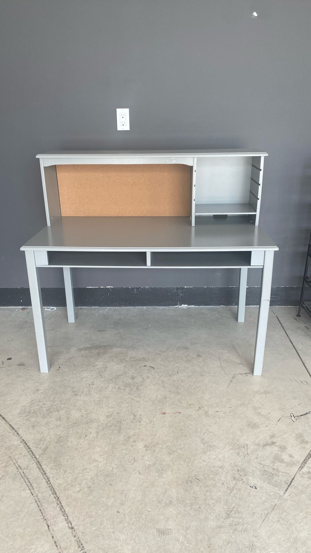 Gray desk
