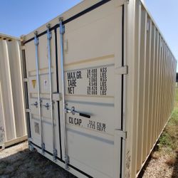 NEW 20ft Beige One Trip Shipping Containers For Sale
