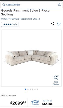 3-Piece L-Shaped Sectional Couch