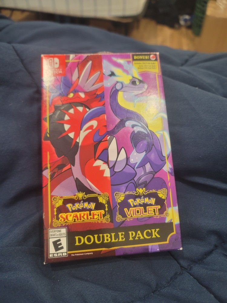 NINTENDO SWITCH POKEMON SCARLET AND VIOLET DOUBLE PACK