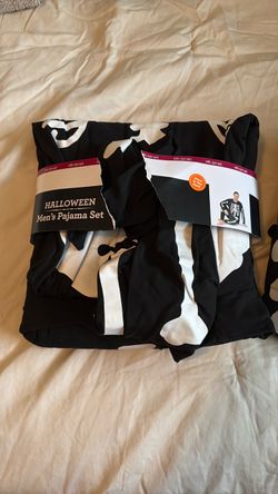 Halloween Men's  and Women Skeleton Pajama Set