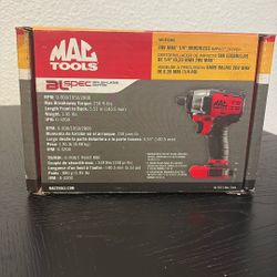 Mac Tools 1/4” Impact Driver Electric 