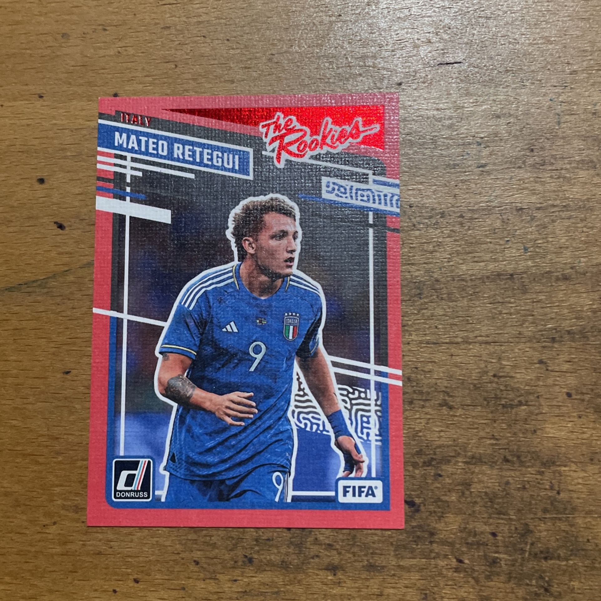 2024 DONRUSS FIFA THE ROOKIES RED MATEO RETEGUI CARD