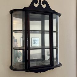 Antique Wall Display Cabinet