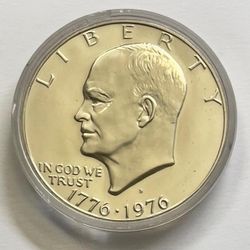 1976-S Eisenhower IKE Proof Silver Dollar