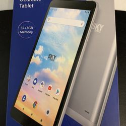 Sky Android 8” Tablet w/1yr Data Plan Included $125