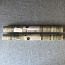 Blue Distressed Wood Wallpaper