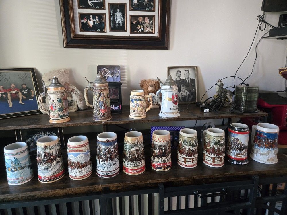 Vintage Steins Mugs Limited Edition