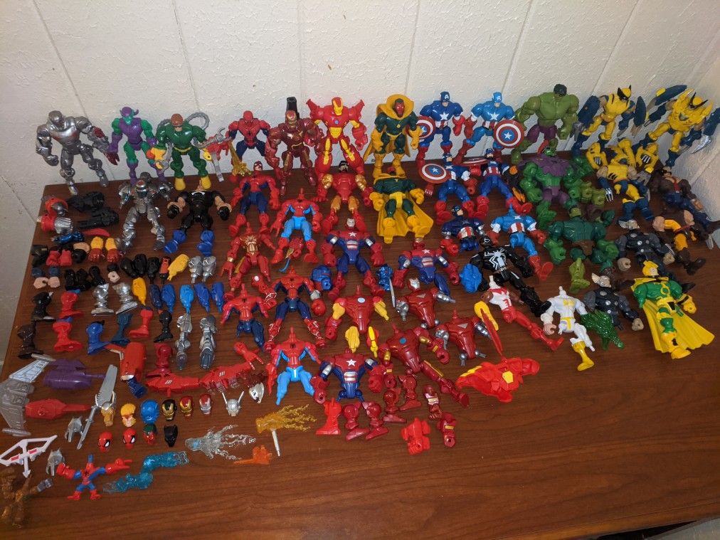 Huge Marvel Mashers Lot! Over 35 Figures