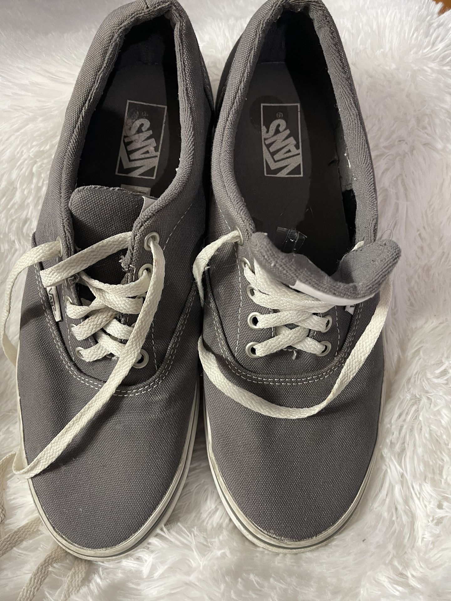 Mens Gray Vans