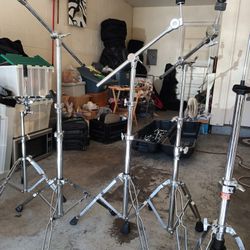 Heavy Duty Hardware (cymbal Stands) and pearl hi-hat Stand 