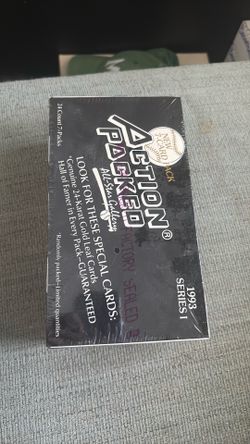 Baseball cards Action Packed sealed box 24 packs