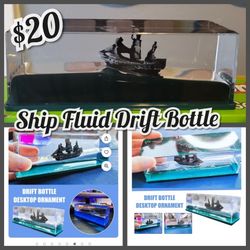 NEW Unsinkable Ship / Ship Fluid Drift Bottle 