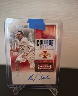 2016-17 Panini Contenders Draft Picks College Ticket Abdel Nader #178 RC Auto