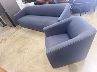 Abbyson Sullivan Stain Resistant Fabric Sofa Set of 2 $350/2pcs